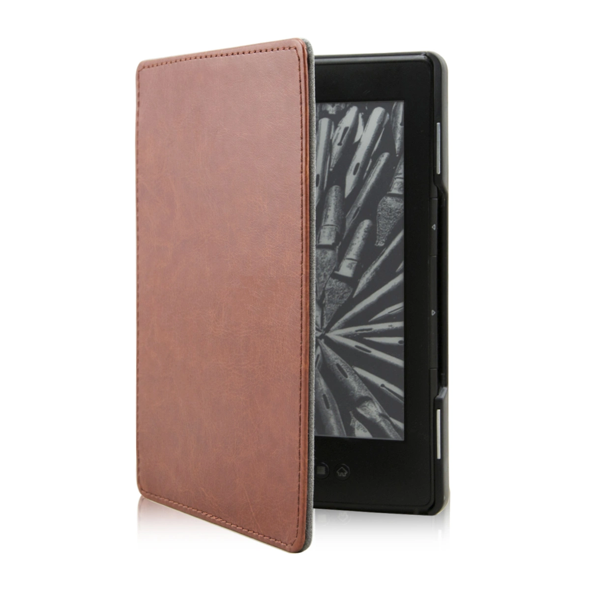 Case for Kindle 4/5 PU Leather Folio Cover Magnet Funda Protective Skin