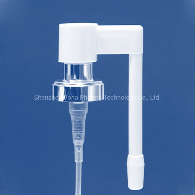 Oral sprayer metered dose for pharmaceutical OTC packaging