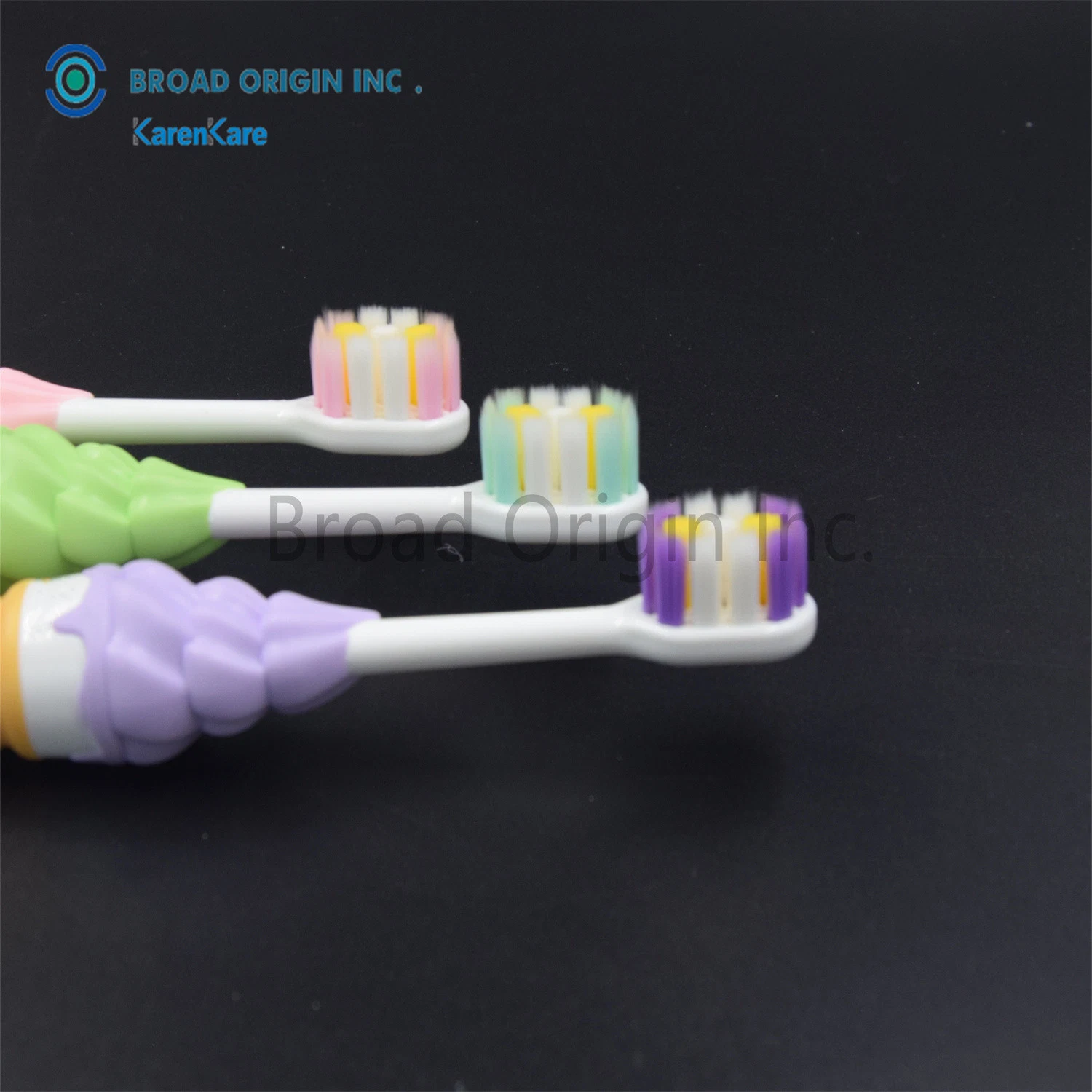 Best Selling Cartoon Ice Cream Design Children&prime; S Kids Toothbrush Lovely Cartoon Brush