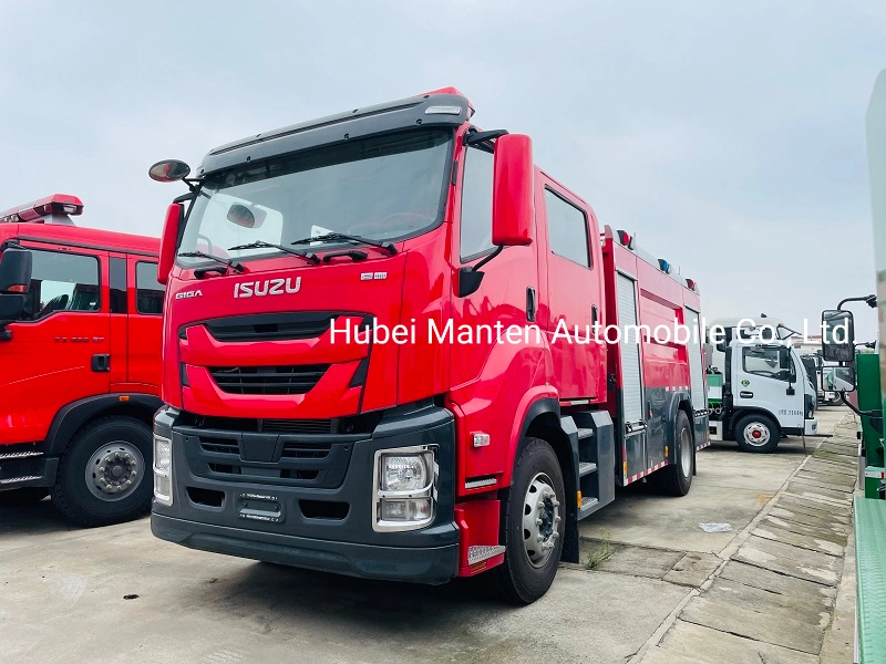 Isuzu Giga 4X2 АВТ. Euro 5 205HP бака пенообразующего раствора Fire Fighter 6000 л резервуар для воды пожарная