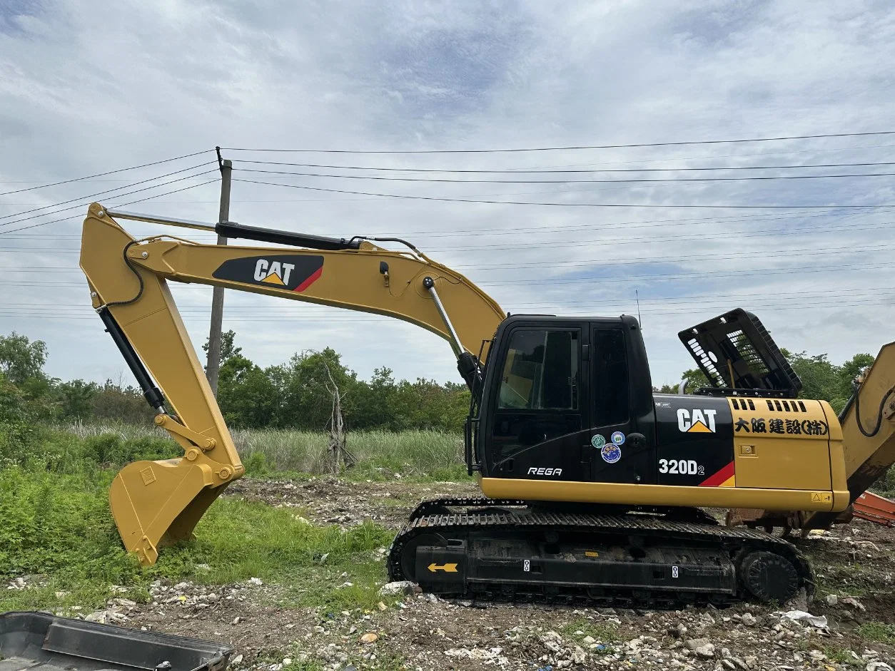 Used Cat Excavator 320d Caterpillar Digger Secondhand 20t Construction Machinery Original Equipment