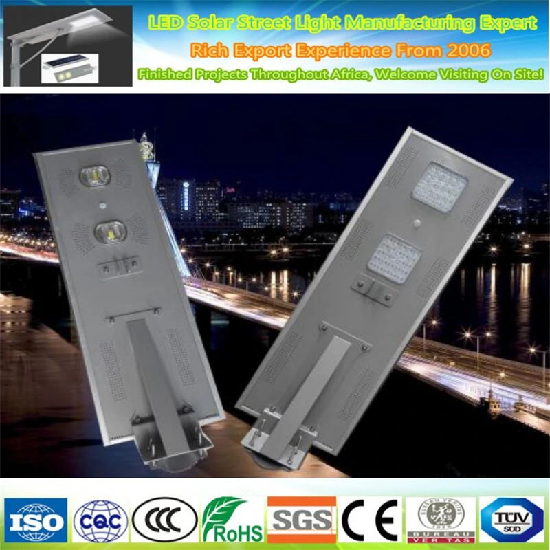 New Style Solar Power LED Street Light 40W All in One Solar Street Lamp with High Luminary