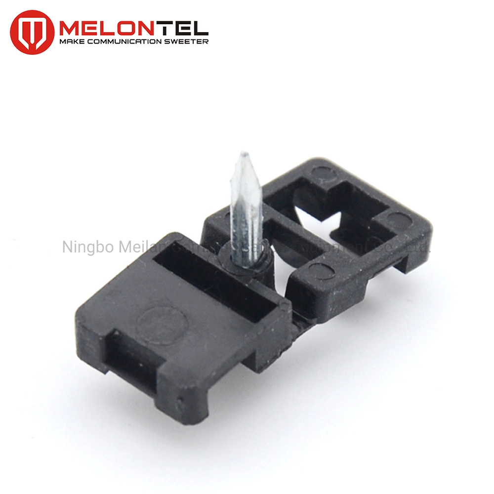 Fiber Optic Drop Wire Cable Clip with Single Concrete Nail