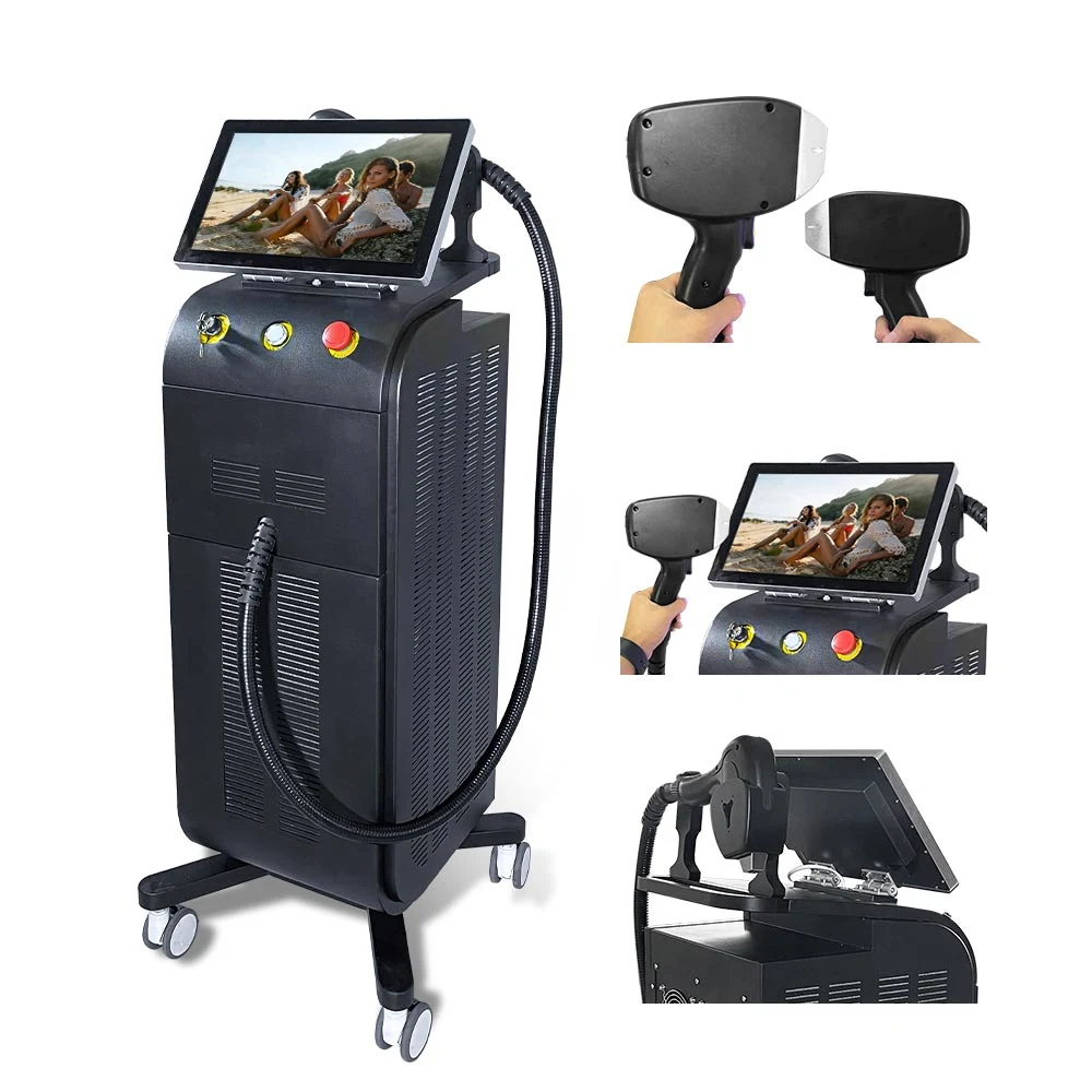 755 808 1064nm Permanent Diode Laser Alexandrite Beauty Skin Care Medical Diode Laser Hair Removal Machine Salon Equipment