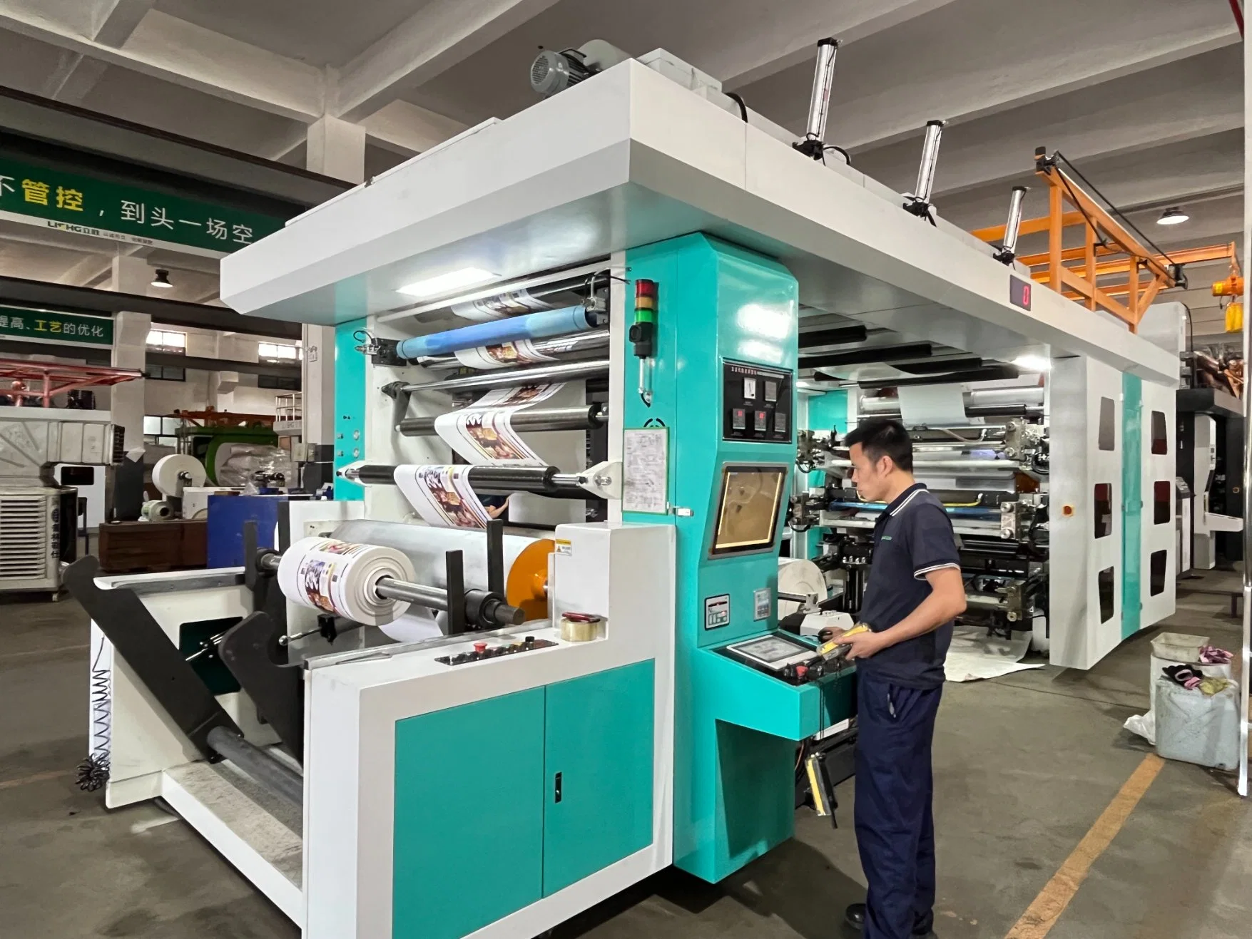 Flexo Printing Machine Corrugated 6 Colors Flexo Printing Press for Paper/Film