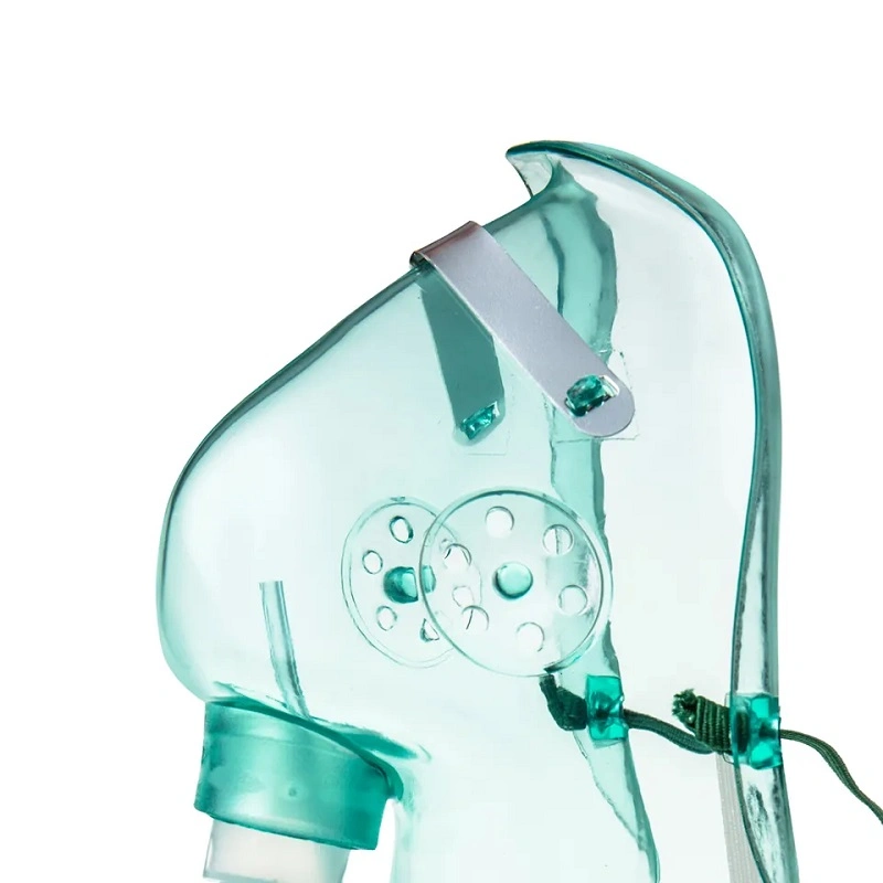 Medical Grade PVC O2/CO2 Sampling Mask with Adjustable Nasal Clip Medical CO2 Nasal Cannula