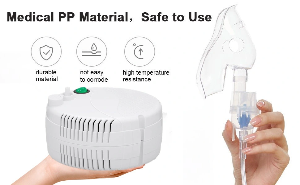 Portable Good Price Piston Nebulizer Medical Compressor Nebulizer with Adults Kids Mask