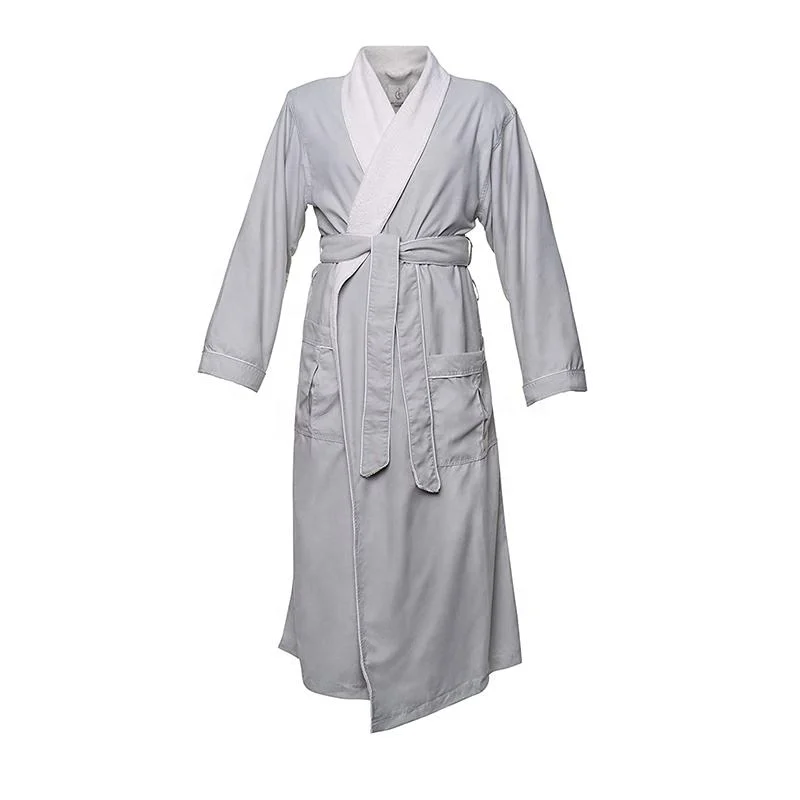 Custom Casual Design Unisex Sleep Wear Hotel Cotton SPA Bathrobe