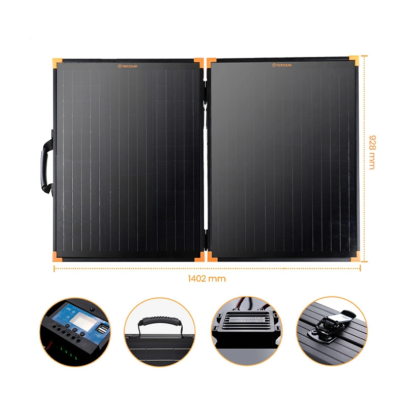 Alta eficiencia de 200W Kit de Cargador solar portátil