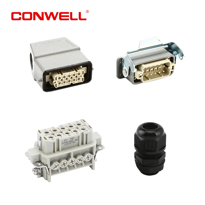 Heavy Duty Connector Male 10 Pin The Slim Inserts Screw Terminal