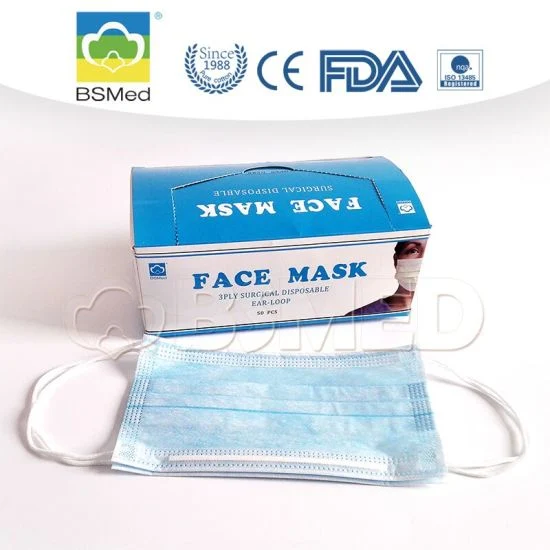 Nonwoven Medical Surgical 3ply Face Mask for Daily Use Medical Use Home Use