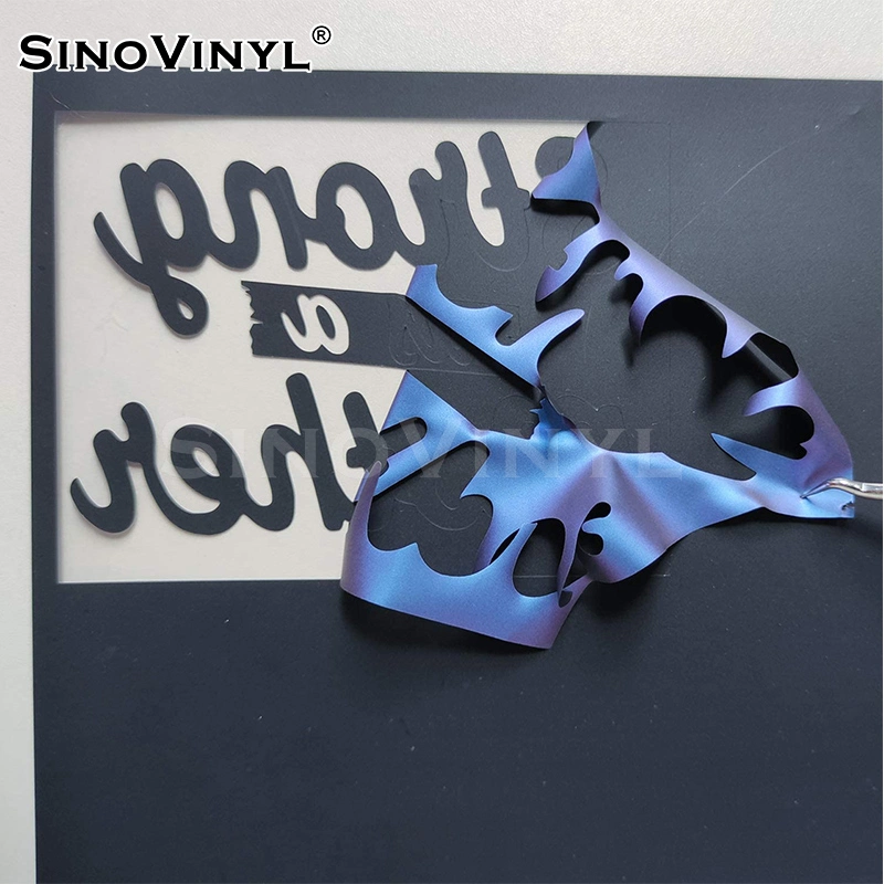 SINOVINYL Popular High quality/High cost performance  Chameleon Multiple Colors Heat Transfer Iron On Vinyl