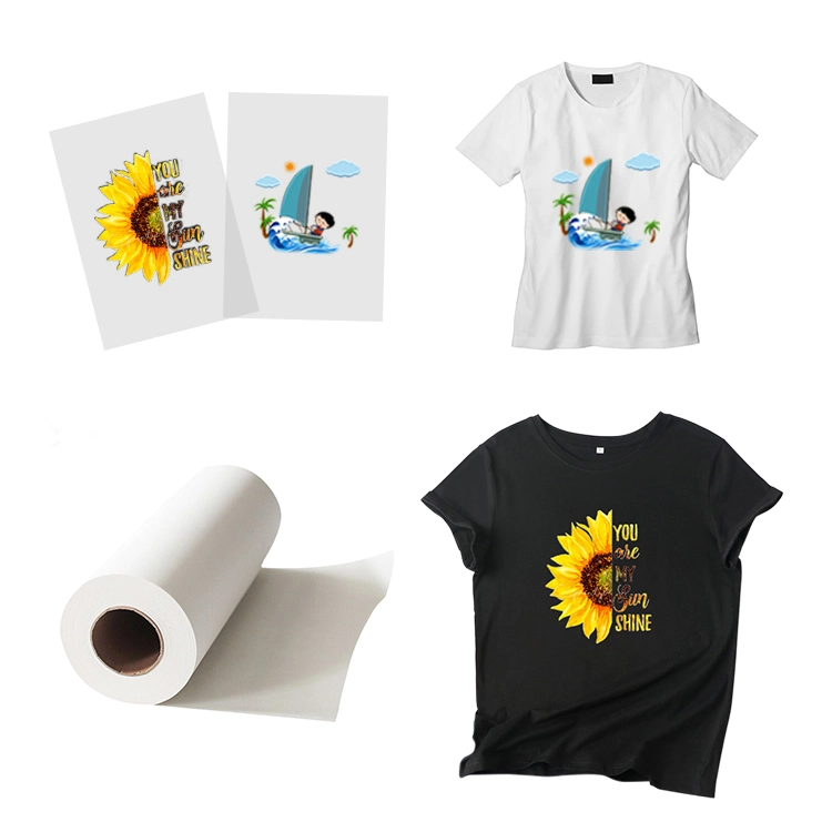 Udefine Wholesale White Ink Printable T-Shirt Heat Transfer Non-Slip Dtf Pet Film for Dtf Digital Inkjet Printer