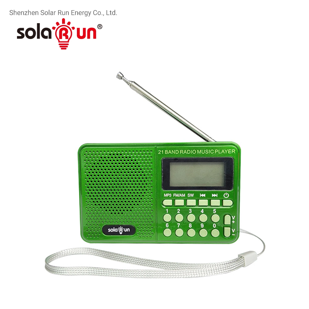 Radio Solar portátil con AM &amp; FM &amp; MP3 Player Radio