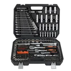 215PCS conjunto chave de roquete Auto Repair Mechanic Sleeve Kit Toolbox