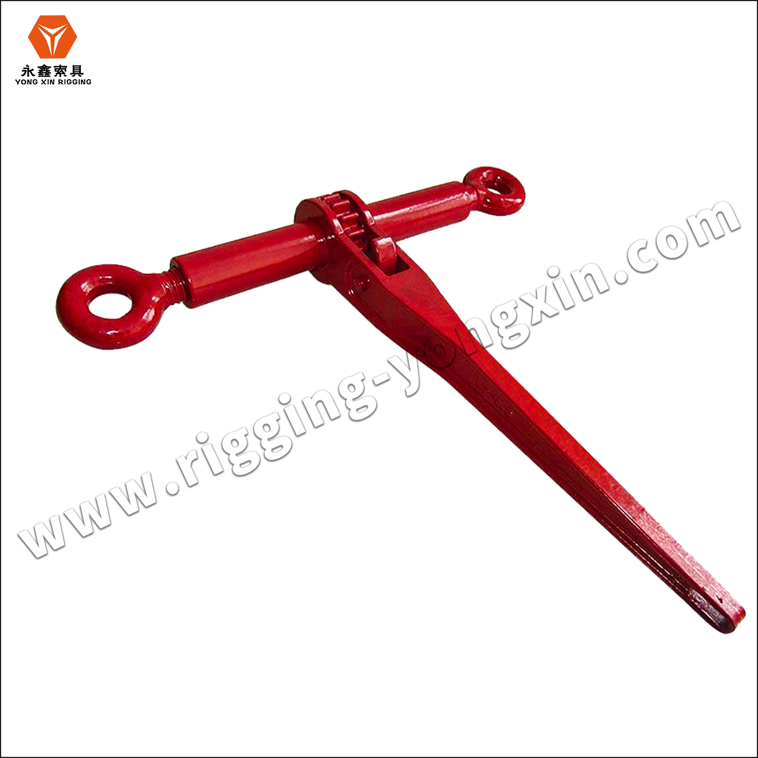 Ratchet Type Transportation Load Binder Without Links or Hooks