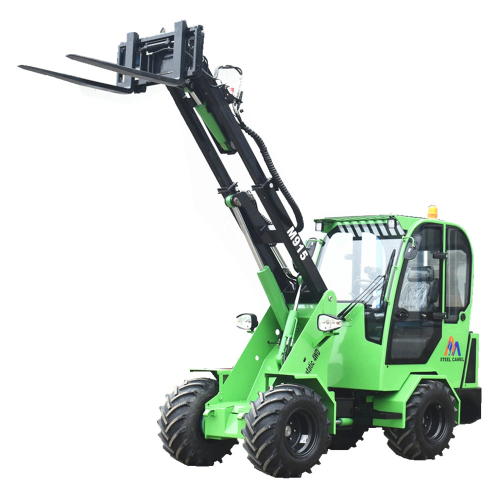 Chinese Avant CE Loaders 1.5 Ton Front End Compact Small Farm Construction Telehandler Telescopic Boom Mini Wheel Loader for Sale