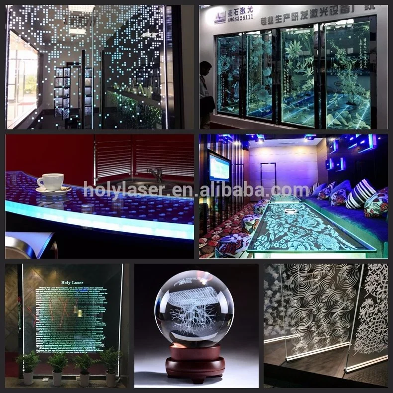 Agent Want Large Scale Glass Crystal Laser Engraving Machine/Laser Marking Machine for Glass Crystal Acrylic Materials