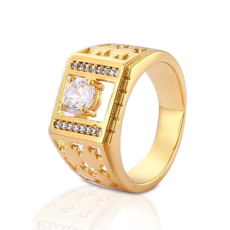 Moda Mujer 18K de acero inoxidable chapado en oro plata de los dedos de compromiso anillos de boda Diseño de joyas