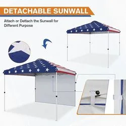OEM Commercial Pop up Canopy Tent Detachable Sidewall Instant Outdoor Shelter