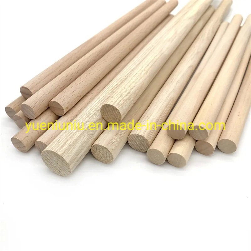 Manufacturer Wholesale/Supplier Beech Hardwood Stick Furniture Accessories Round Wood Solid Decoration Souvenir Modern Wood Craft Support