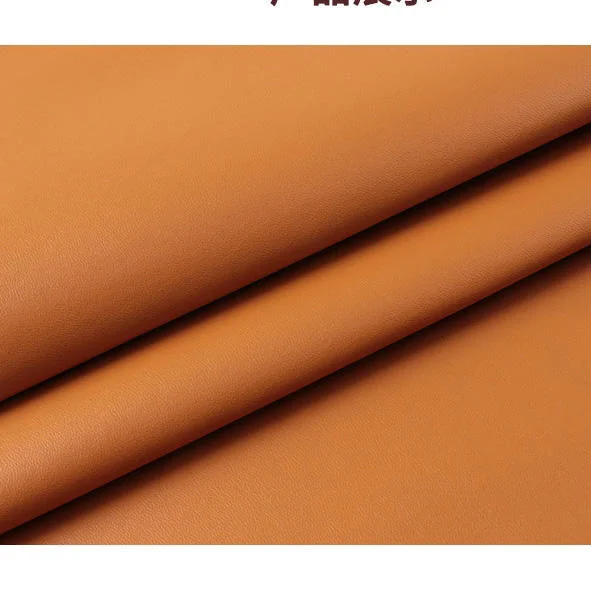 Soft Napa Grain Microfiber Leather 0.7mm Thickness for Bag Shoes Car Seat Sofa Chair Leather Material