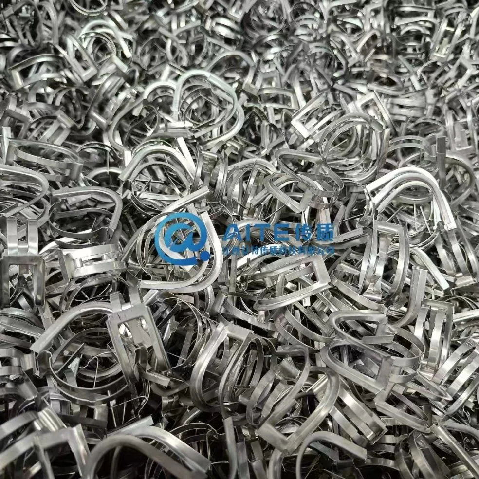 25mm 38mm 50mm Stainless Steel 304 316 Metal Intalox Saddle Ring in Ethane Drying Industry