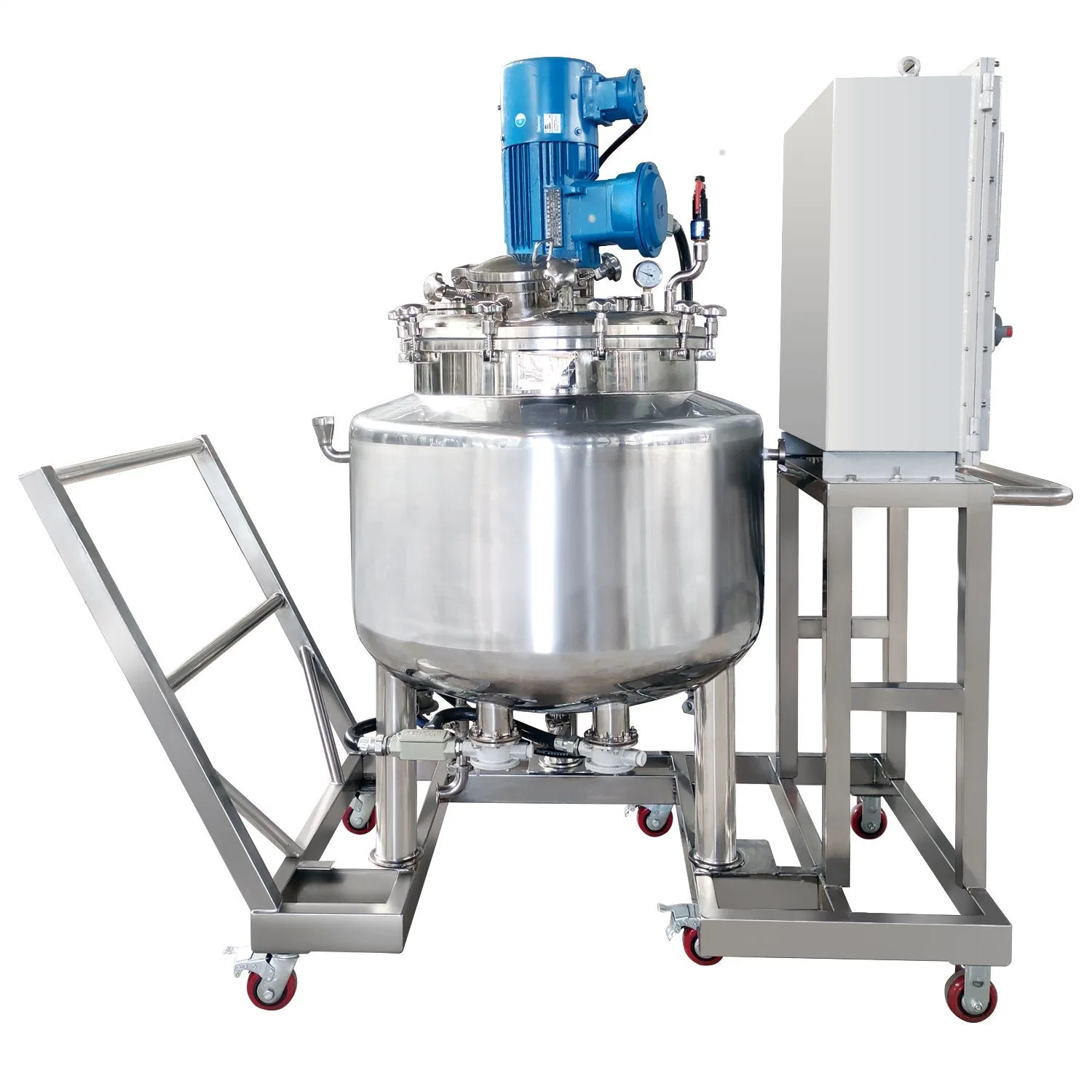 Korean Chemical Small Steam Heating Cosmetics High Speed Dispersion Mixing Tank