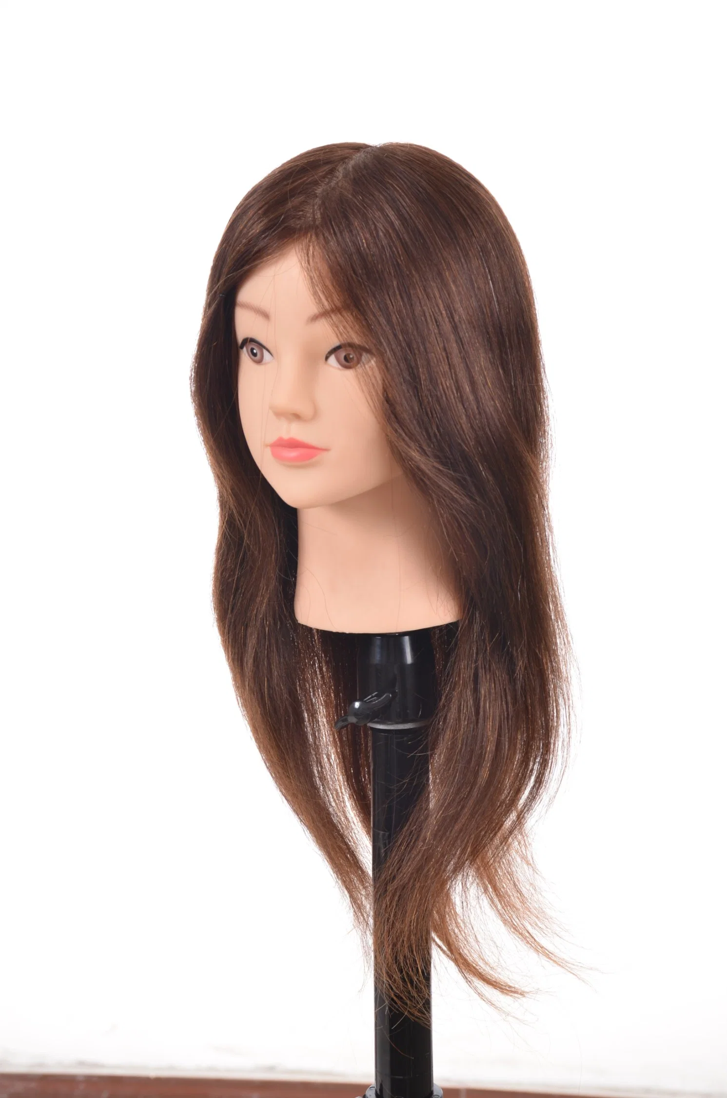 Mannequin Head Natural Human Hair Training Head 18inches for Style