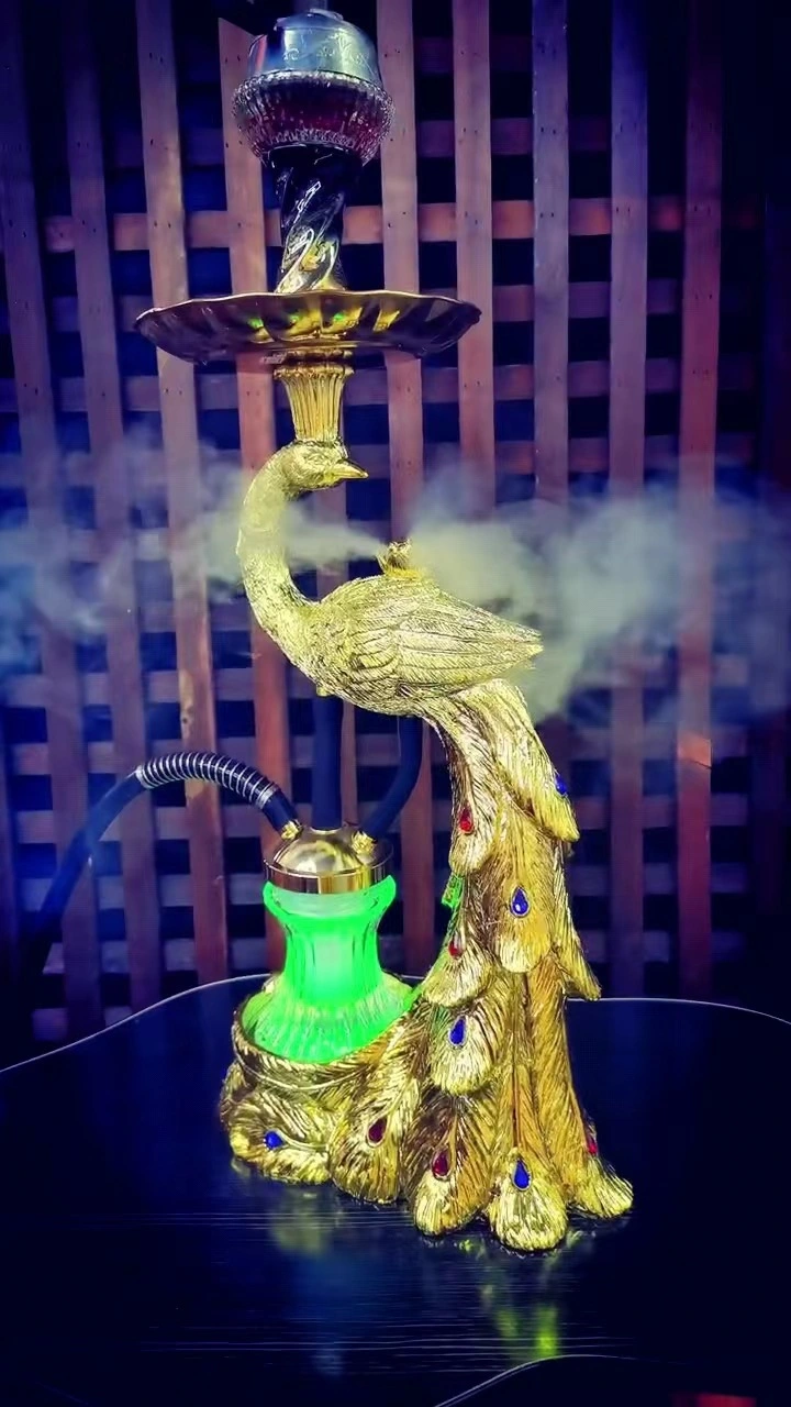 Manufacturers Supply Arabian Hookah Set Peacock Elegant Modeling Resin Process Hookah