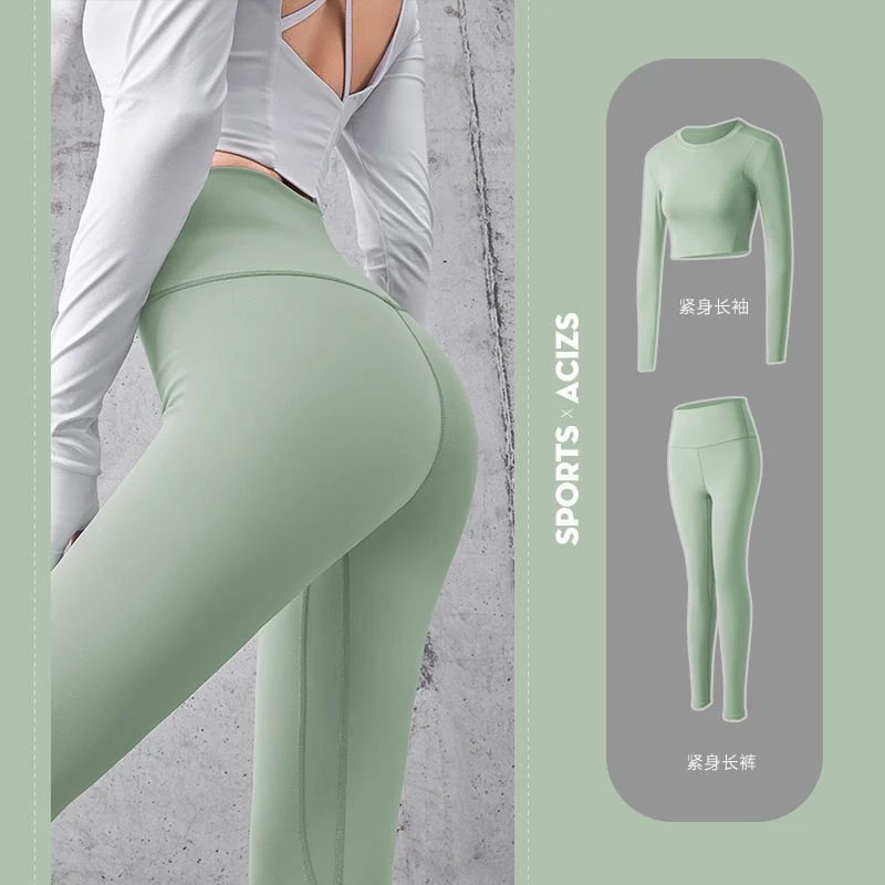 Pantalones de yoga Peach las caderas de la mujer tramo Slim adelgazante de la base de cintura alta elevación Butt pantalones pantalones de entrenamiento de Fitness mallas de la mujer