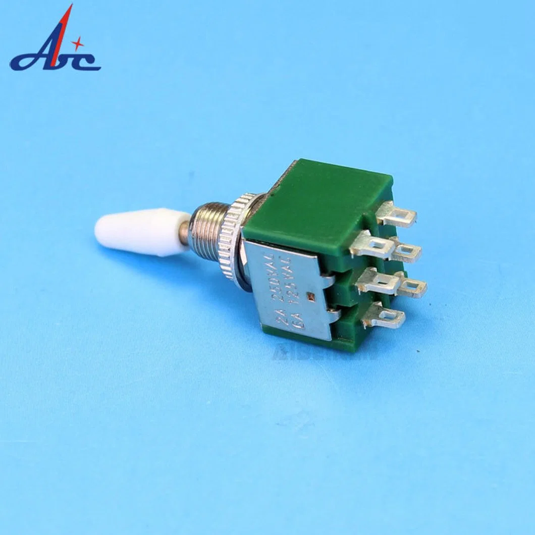 3A 125V AC Dpdt 3 Position 6pin on off on Toggle Switch Safety Cover