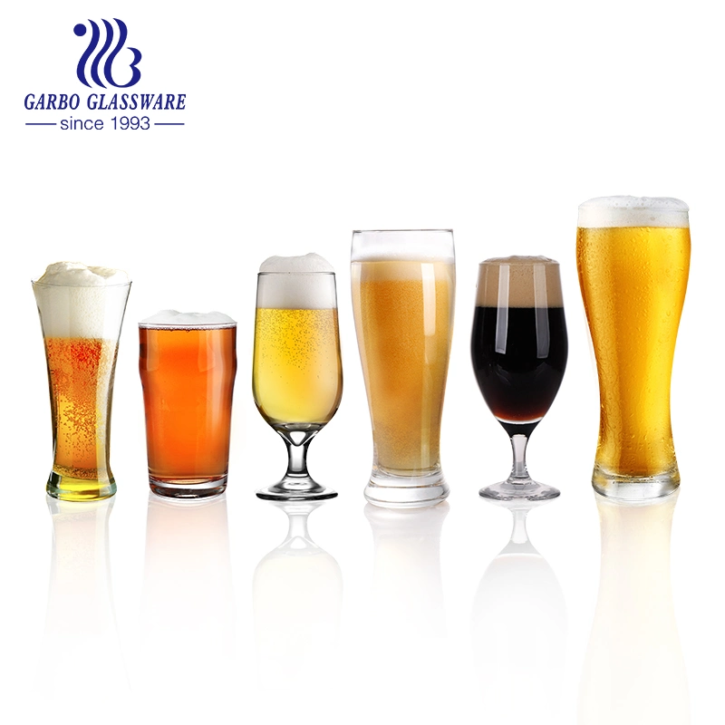 Wholesale/Supplier Drinking Juice Beer Pint Glass Cup Customized Logo Clear Beer Glass Cup