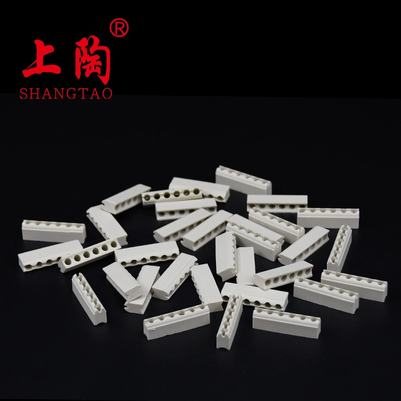 2022 Shanghai Gongtao 6mm 2holes Customized Alumina Zirconia Electrical Ceramic Plunger Ceramic Parts Insulator for Pump