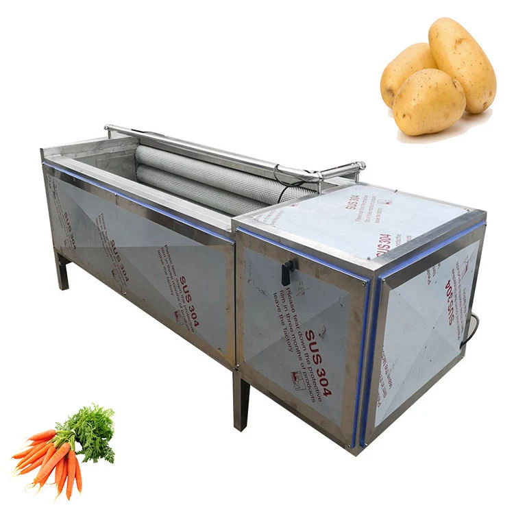 Fully Automatic Brush Type Date Palm Carrot Fruit Washer