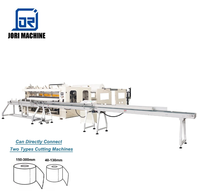 Toilet Roll Rewinding Machine Can Direct Connect Two Cutting Machine