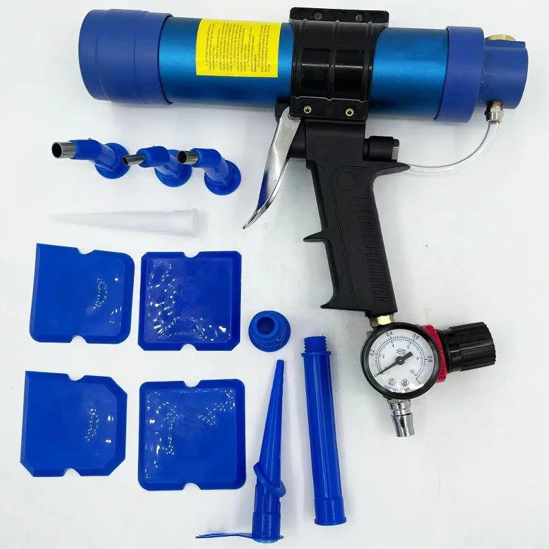 Pistola de pegamento de presión neumática profesional Pistola de pegamento la construcción de herramientas de mano