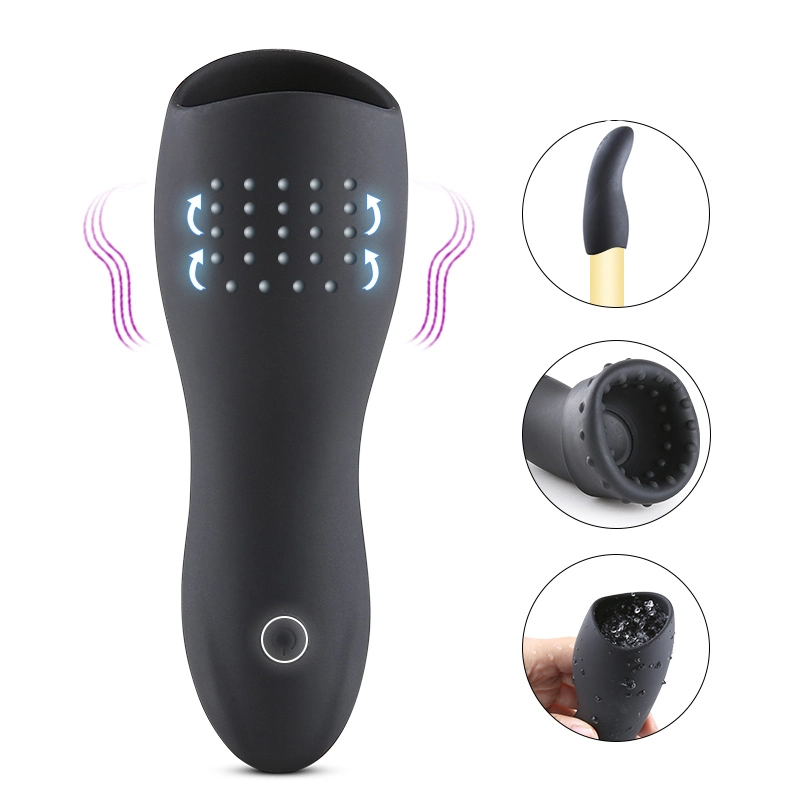 Male Masturbator Penis Vibrator Massager Exerciser Climax Ltrainer Erotic Toys