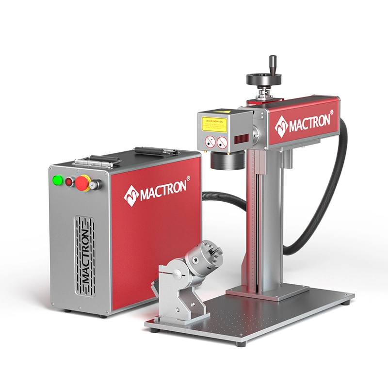 Mactron Raycus Jpt Metal Plastic Jewelry Gold Portable Fiber Laser Marking Machine for Sale