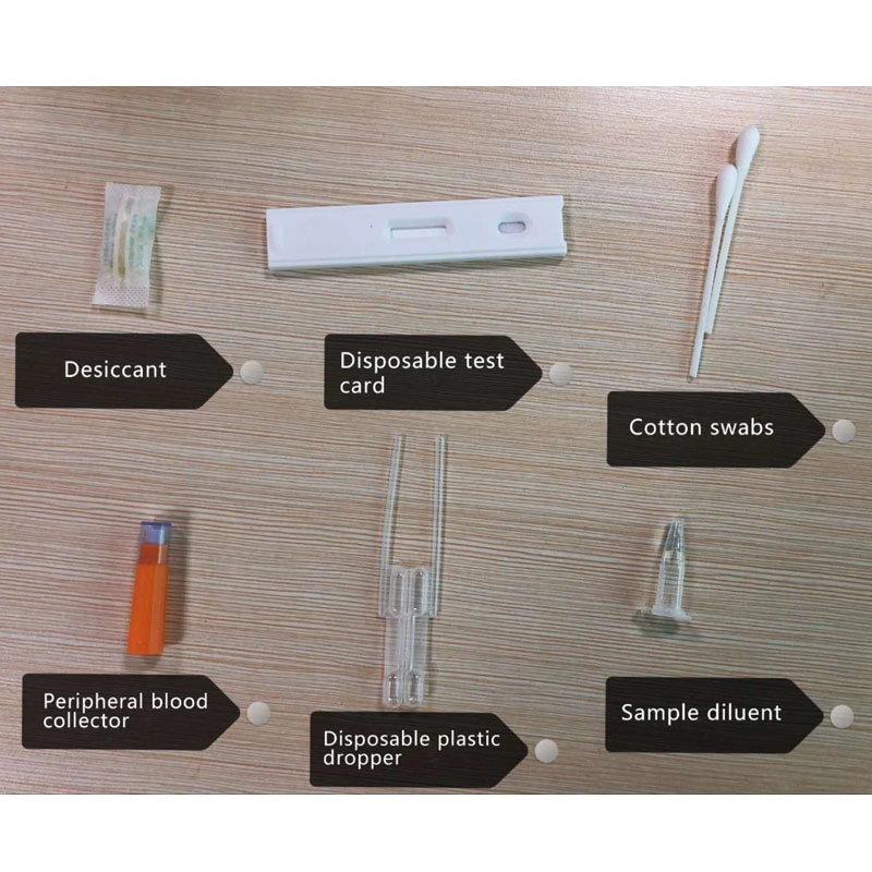 One Step Rapid Detection Cassette Colloidal Gold Testing Blood Diagnostic Test Strip