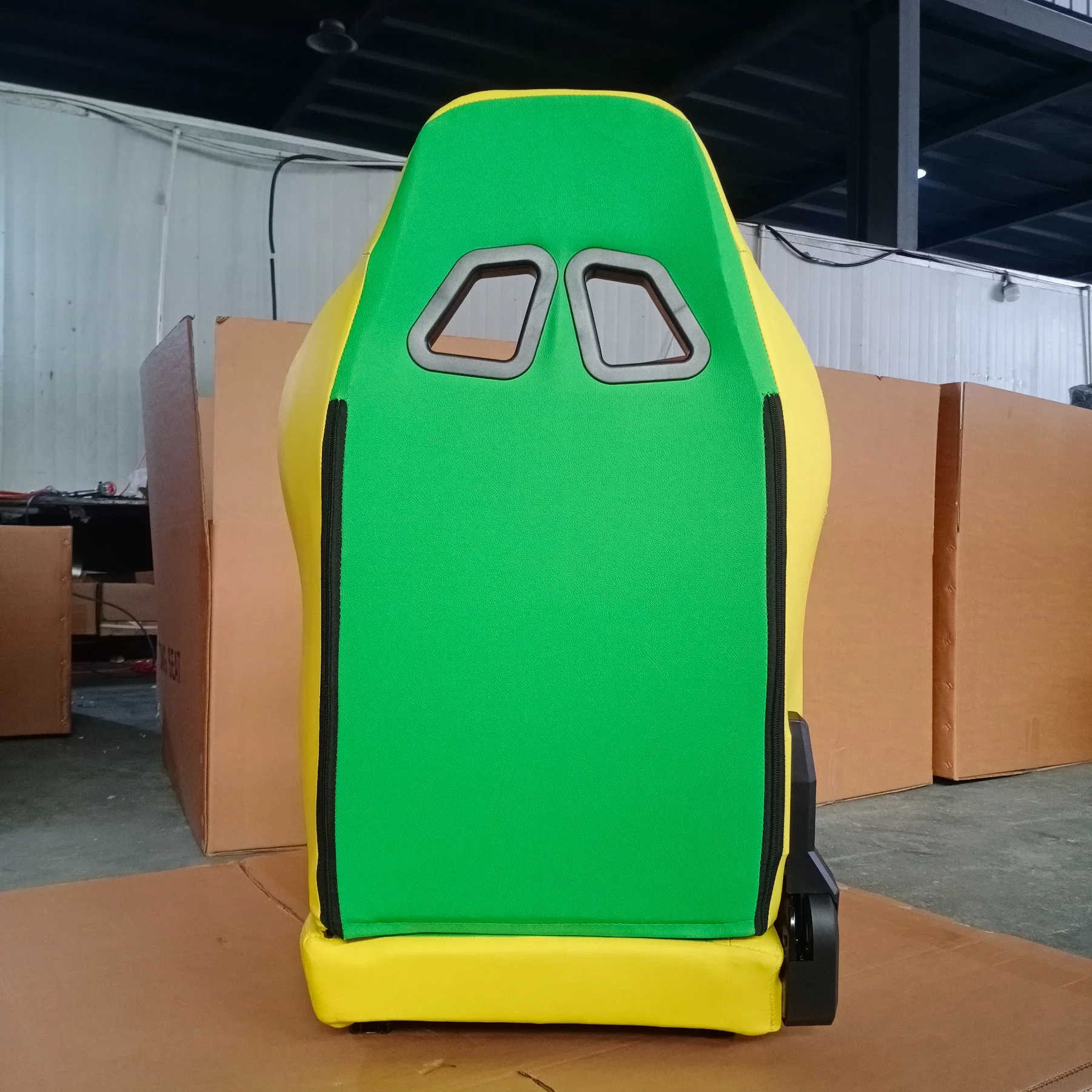 Double Color Racing Seat with Slide Rail