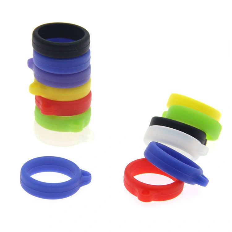 Wholesale Hot Sale Cheap Custom Mini Silicone 13mm Round O-Ring for DIY Charm Keychain Jewelry Accessories