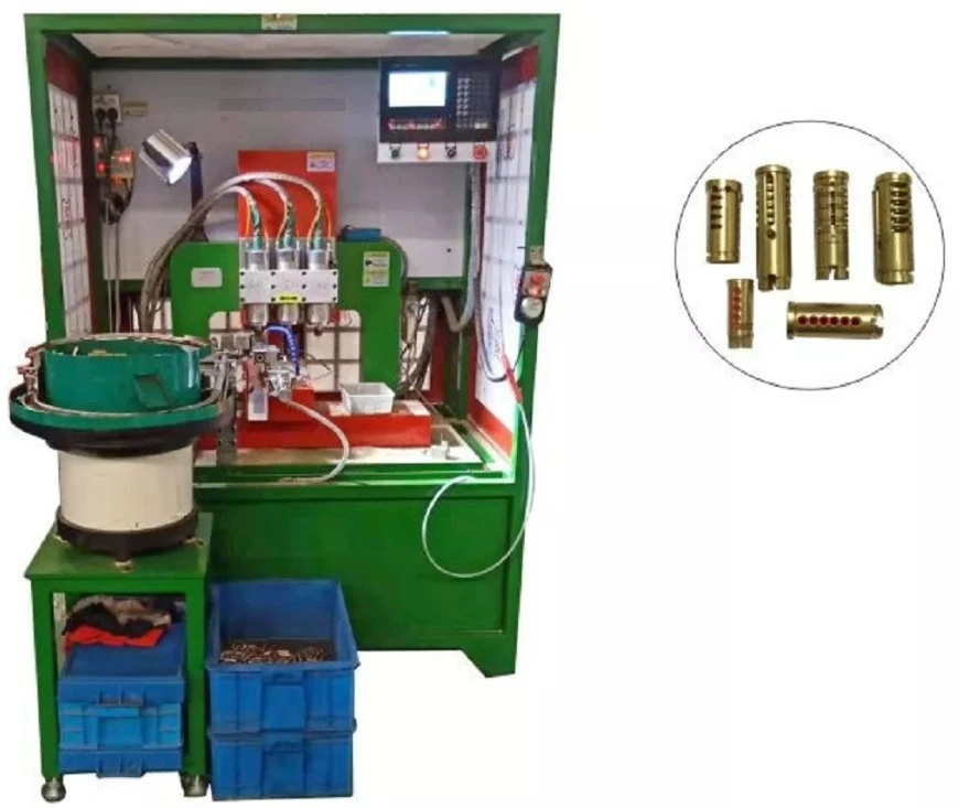 China Supplier Four-Station Bead Lock Drill Machine