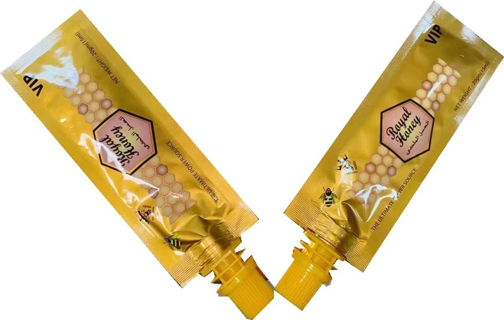 Golden Royal Honey Pouches for Men Jelly Bee Honey