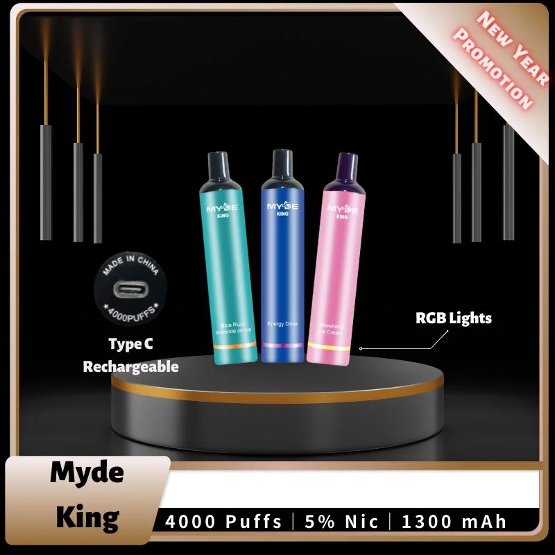 Wholesale/Supplier Electronic Cigarette 4000 Puffs RGB Lights Disposable/Chargeable Vape E Cigarette in Stock