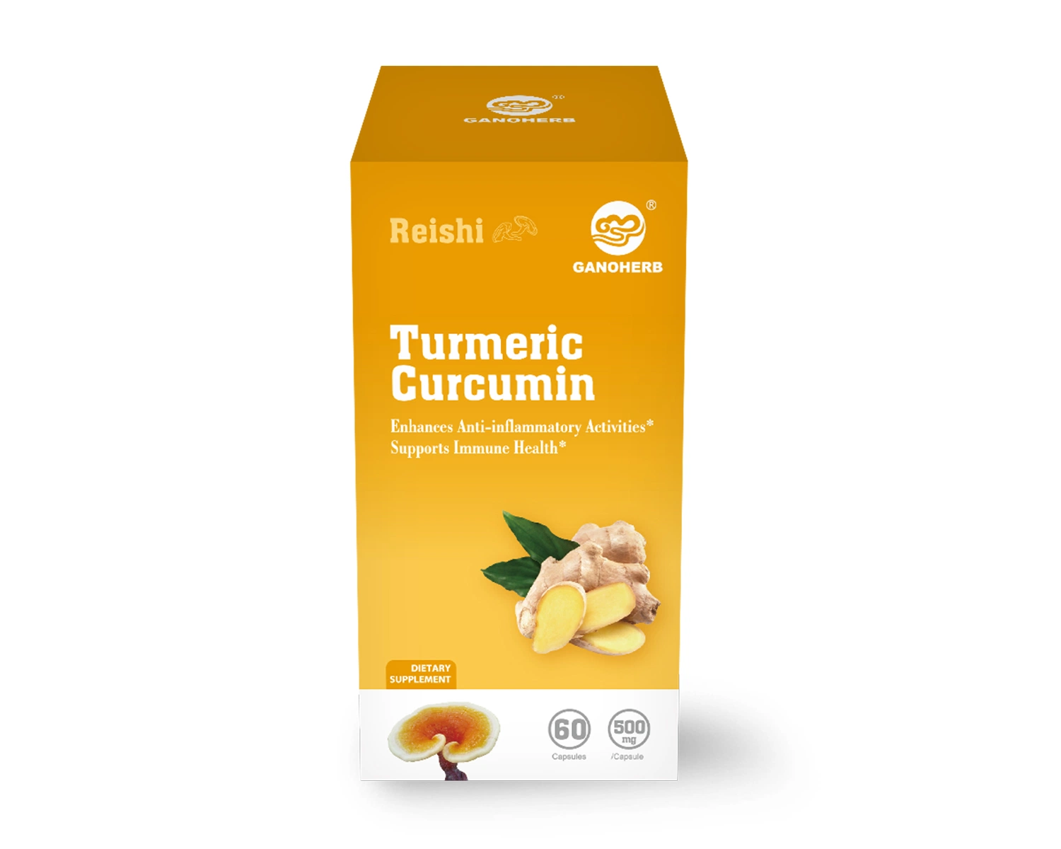 Organic Reishi with Turmeric Curcumin Healthcare Food