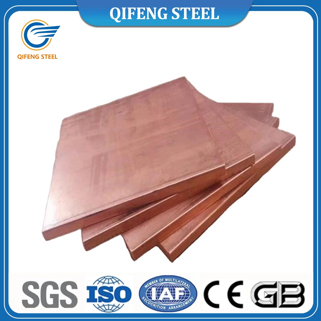 Copper Sheet Material Wholesale/Supplier Price 99.99% Red Copper Plate