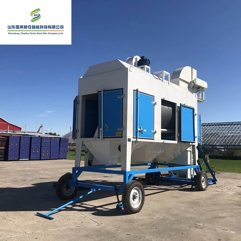 Limpiador de semillas de cultivo de la máquina de limpieza de granos de cereales Los tambores de la máquina para el trigo de sésamo Paddy