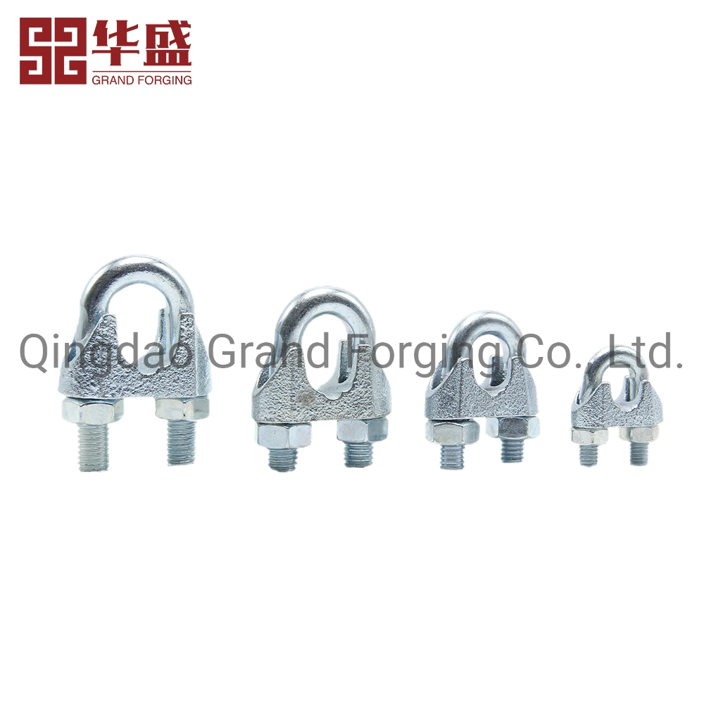 Galvanized Malleable Steel DIN 741 Wire Rope Clip for Lifting