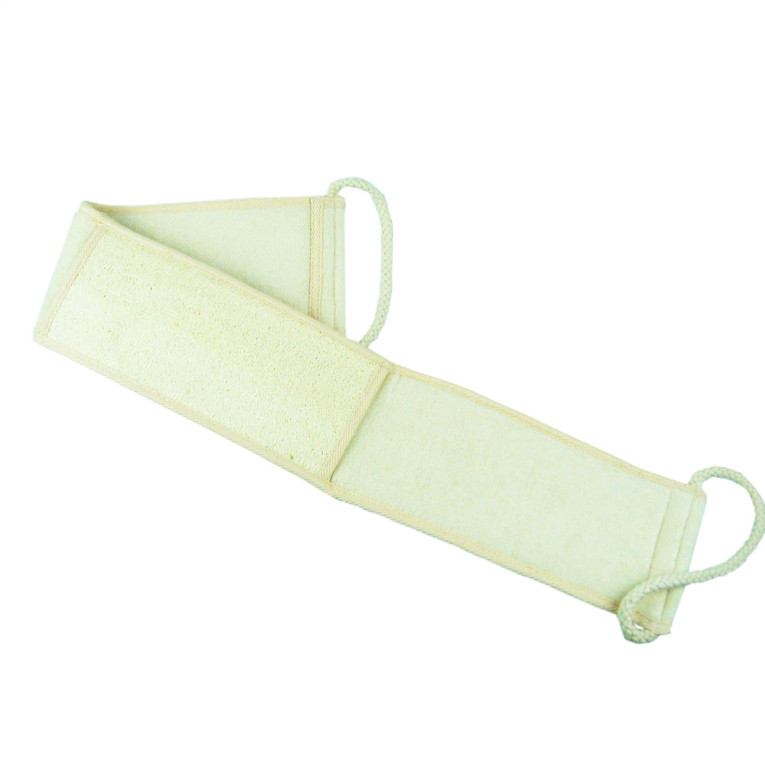 Wholesale/Supplier Natural Bamboo Fibre Back Scrub Bath Belt Back Strap Bath SPA Brush Scrubber Bath Brush Belt